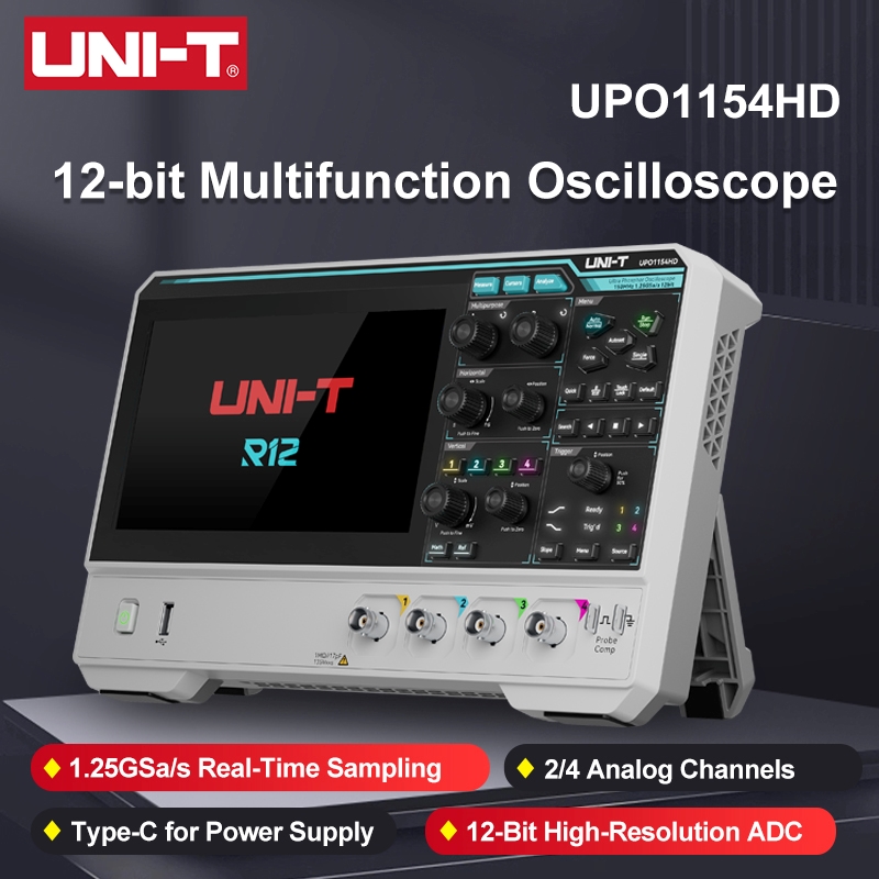 Signal Generator Spectrum Analyzer - Oscilloscope UNI-T UPO1154HD UPO1082HD, oscilloscope fluorescent