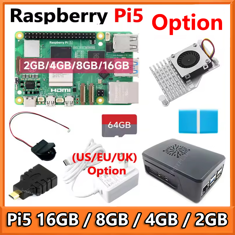 Raspberry Pi 5 16GB /8GB/4GB/2 - Raspberry Pi 5 8Gb Kit avis et prix