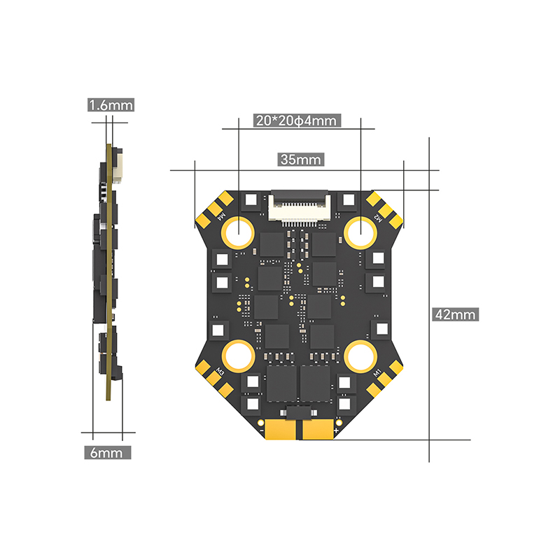 VoidFly pour Borg-F7 Mini Stac - Fpv Flight Controller F7 Stack 60A avis et prix